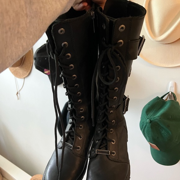 Harley Davidson Leather Belhaven Tall Riding Boots - BRAND NEW - Picture 5 of 6